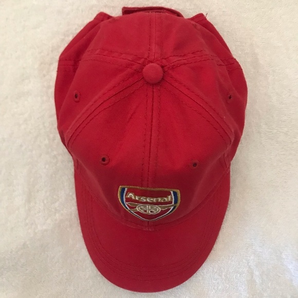 Arsenal Adjustable Red Cotton Ball Cap - Picture 4 of 14